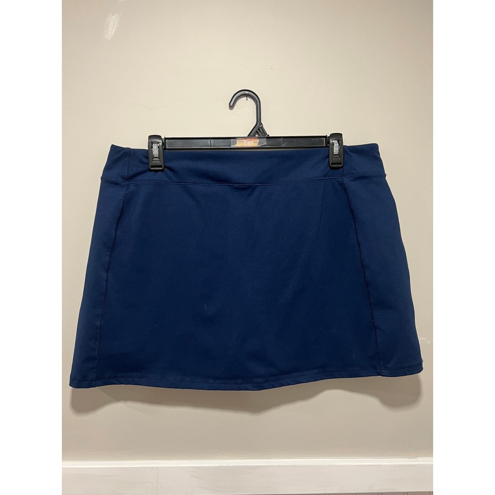 Lands' End Skort Athletic Navy Blue Summer Women Sportswear Size XL